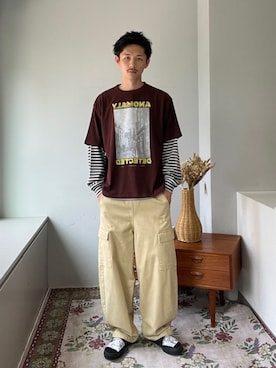 Shota Matsuokaさん(メンズ・180cm)の夏コーディネート