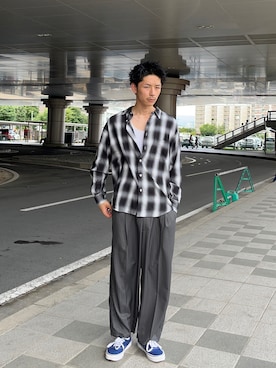 Shota Matsuokaさん(メンズ・180cm)の夏コーディネート