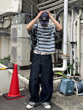 Shota Matsuokaさん（メンズ・180cm）の春コーディネート