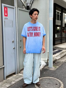 Shota Matsuokaさん（メンズ・180cm）の夏コーディネート