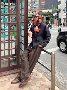 「アイテム（その他アウター）」を使った、Shota Matsuokaさん（メンズ・180cm・20代）の秋コーディネート