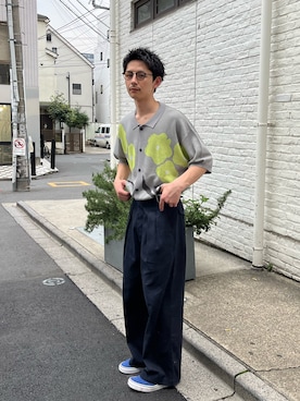 Shota Matsuokaさん（メンズ・180cm）の春コーディネート