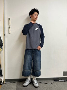 Shota Matsuokaさん（メンズ・180cm）の春コーディネート