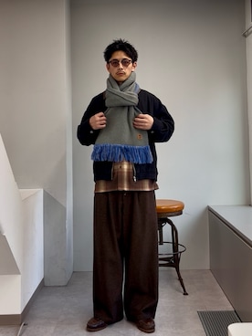 Shota Matsuokaさん(メンズ・180cm)の秋コーディネート