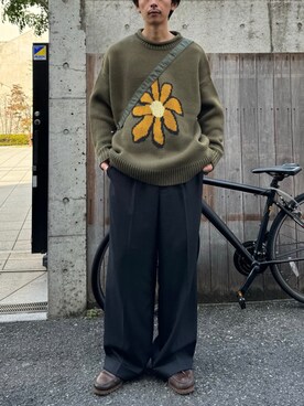 Shota Matsuokaさん（メンズ・180cm）の秋コーディネート