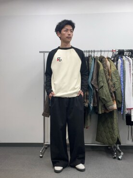 Shota Matsuokaさん（メンズ・180cm）の春コーディネート