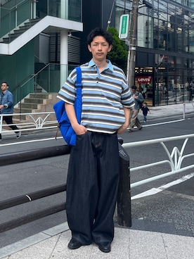 Shota Matsuokaさん（メンズ・180cm）の春コーディネート