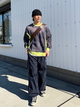 Shota Matsuokaさん(メンズ・180cm)の冬コーディネート