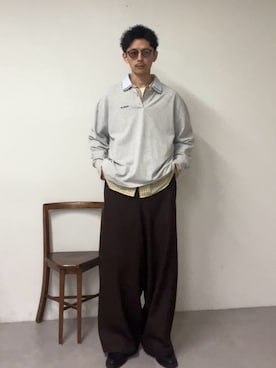 Shota Matsuokaさん（メンズ・180cm）の冬コーディネート