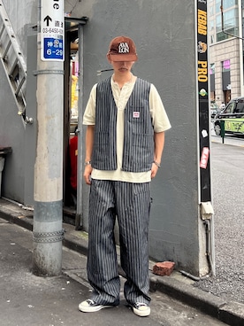 Shota Matsuokaさん(メンズ・180cm)の夏コーディネート