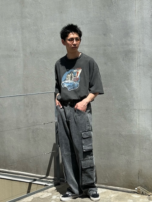 ユニセックス】オーバーサイズピグメント加工Tシャツ（Tシャツ