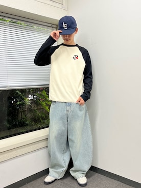 Shota Matsuokaさん（メンズ・180cm）の春コーディネート