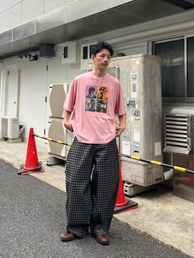 Shota Matsuokaさん（メンズ・180cm）の春コーディネート