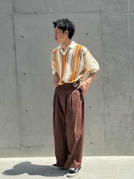 Shota Matsuokaさん(メンズ・180cm)の春コーディネート