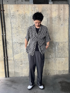 Shota Matsuokaさん(メンズ・180cm)の夏コーディネート