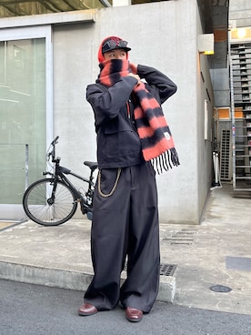 「アイテム（その他アウター）」を使った、Shota Matsuokaさん（メンズ・180cm・20代）の秋コーディネート