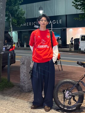 Shota Matsuokaさん(メンズ・180cm)の秋コーディネート