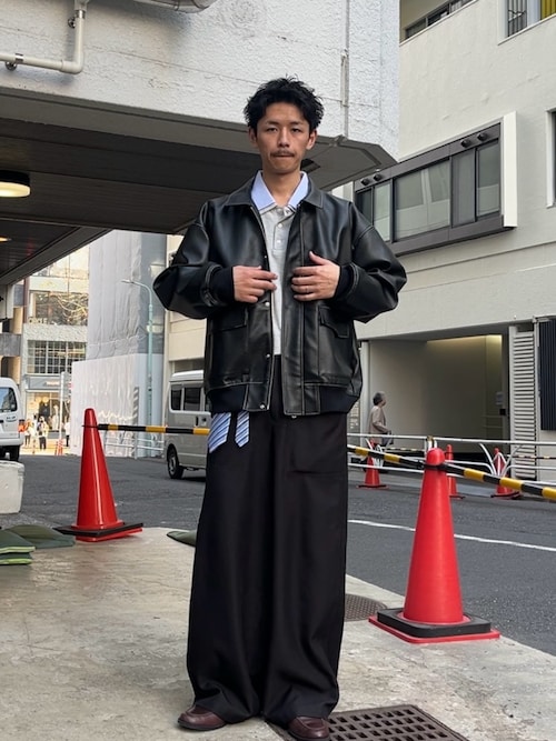 セール】ヴィンテージライクレザージャケット（ブルゾン）｜CIAOPANIC