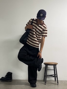 Shota Matsuokaさん(メンズ・180cm)の春コーディネート
