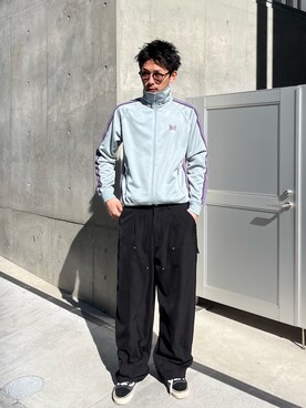 Shota Matsuokaさん（メンズ・180cm）の冬コーディネート