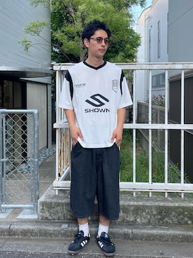 Shota Matsuokaさん（メンズ・180cm）の夏コーディネート