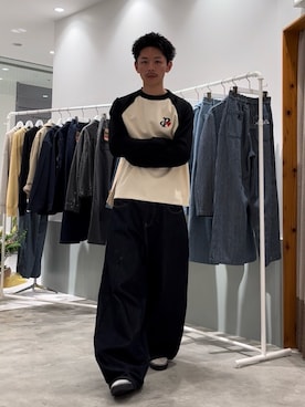 Shota Matsuokaさん（メンズ・180cm）の春コーディネート