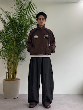 Shota Matsuokaさん（メンズ・180cm）の秋コーディネート