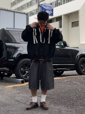 Shota Matsuokaさん（メンズ・180cm）の冬コーディネート