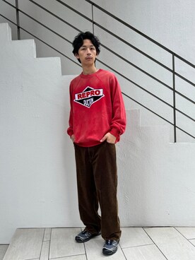 Shota Matsuokaさん（メンズ・180cm）の秋コーディネート
