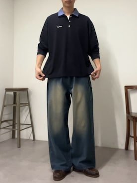 Shota Matsuokaさん（メンズ・180cm）の冬コーディネート