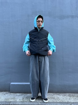 Shota Matsuokaさん（メンズ・180cm）の春コーディネート