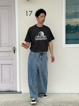 Shota Matsuokaさん（メンズ・180cm）の春コーディネート