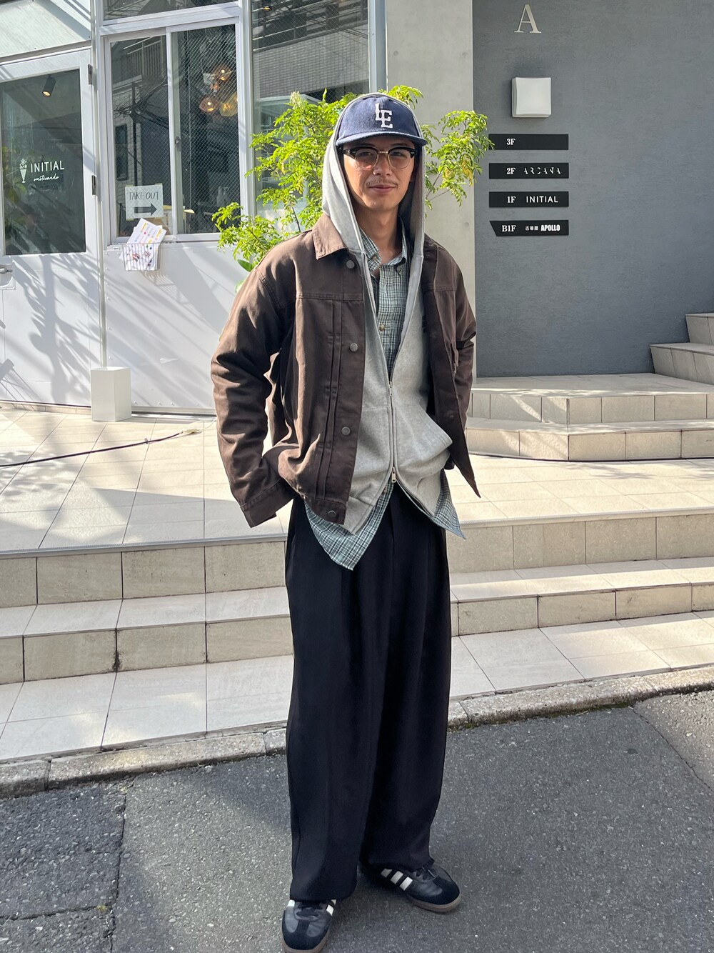 「秋服準備はじめました」｜「CIAOPANICの【2024AW】ピグメント刺繍ダブルジップパーカー（パーカー、レッド系）」を使った、Shota Matsuokaさん（メンズ・180cm）の秋コーディネートの1枚目の写真