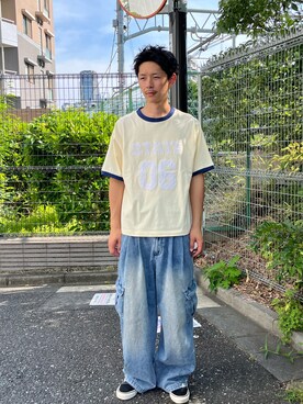 Shota Matsuokaさん（メンズ・180cm）の夏コーディネート