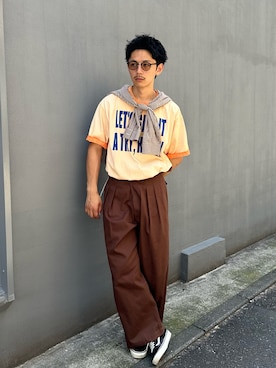 Shota Matsuokaさん(メンズ・180cm)の春コーディネート
