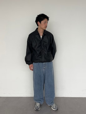 「アイテム（ブルゾン）」を使った、Shota Matsuokaさん（メンズ・180cm・20代）の冬コーディネート