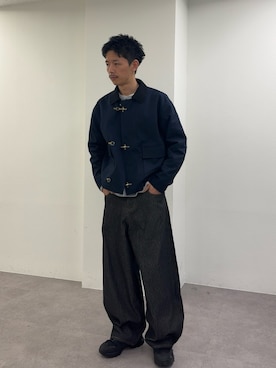 Shota Matsuokaさん（メンズ・180cm）の冬コーディネート