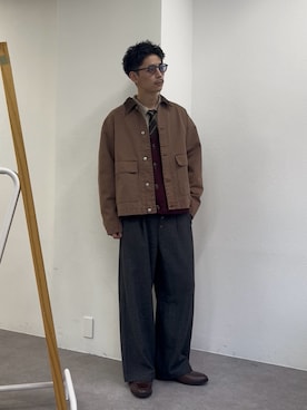 「アイテム（フォーマルスーツ/小物）」を使った、Shota Matsuokaさん（メンズ・180cm）の秋コーディネート