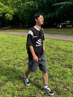 Shota Matsuokaさん（メンズ・180cm）の春コーディネート