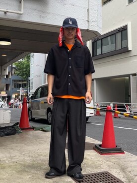 Shota Matsuokaさん（メンズ・180cm）の夏コーディネート