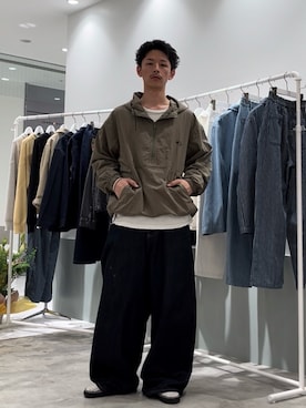 Shota Matsuokaさん（メンズ・180cm）の春コーディネート