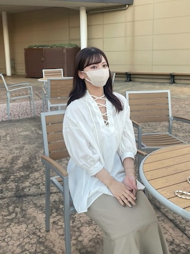 「IPSA（イプサ）のアイテム（ベースメイク）」を使った、fuuuyyさん（レディース・154cm）の夏コーディネート