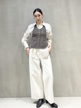 「EMOELLE（エモエレ）のアイテム」を使った、horieさん（レディース・170cm）の秋コーディネート