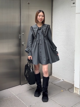 「クリスマス」｜RINOさん（レディース・156cm）の秋コーディネート