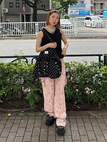 レースワイドカーゴパンツ｜ジュエティ（jouetie）公式通販｜RUNWAY