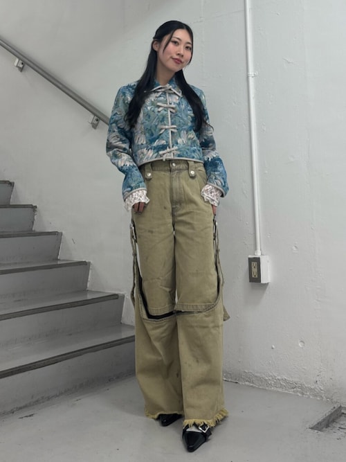 レースボディスーツシアートップス コサージュセット（Tシャツ