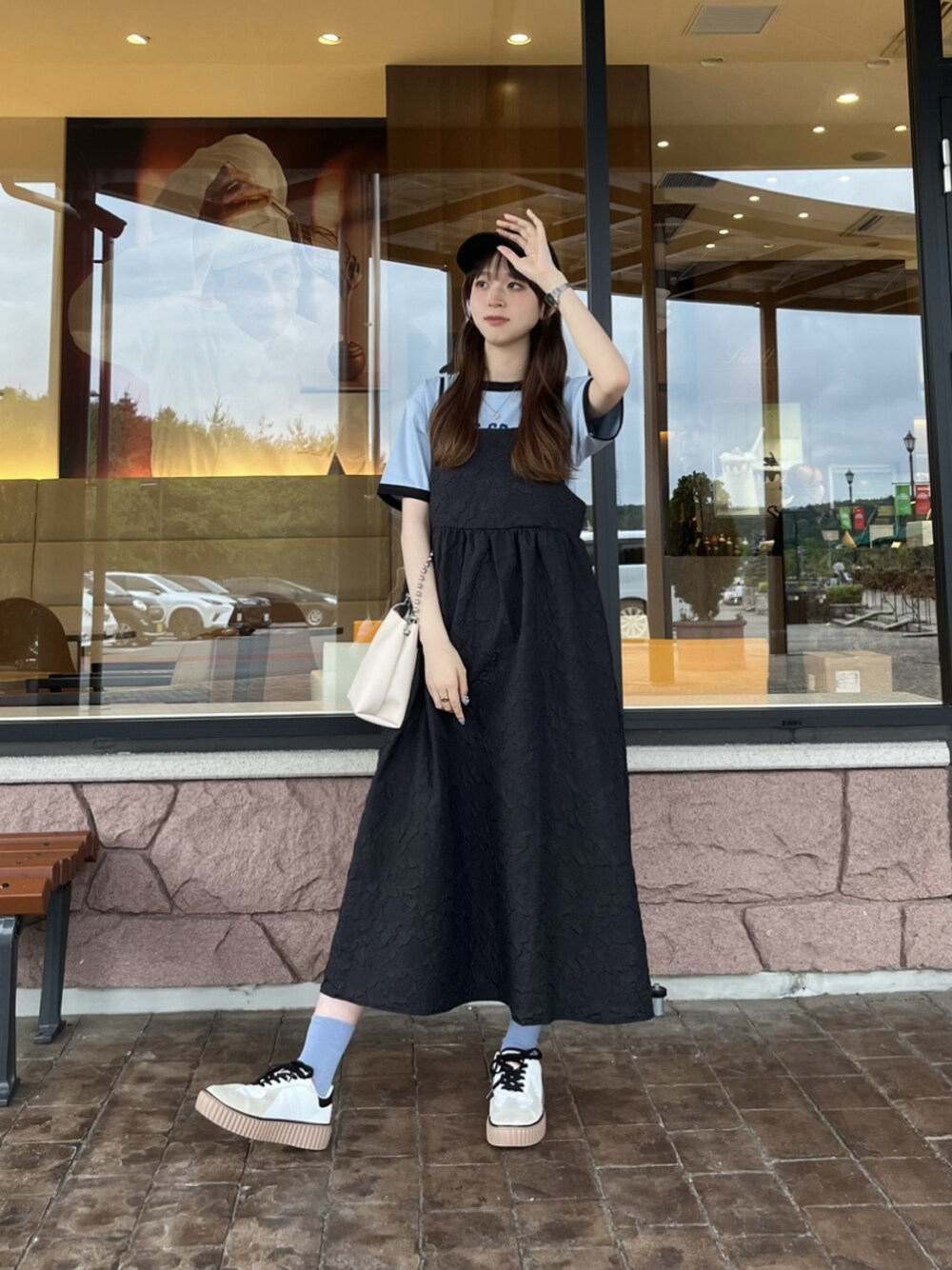 Hanonエプロン風ドレス Hanonエプロン風ドレス