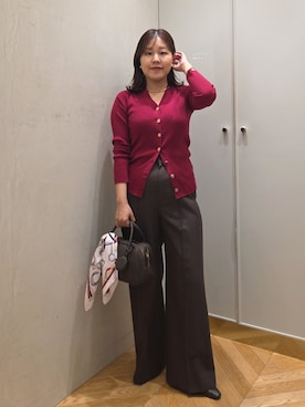 「ROPE'（ロペ）のアイテム」を使った、kayoさん（レディース・153cm）の秋コーディネート