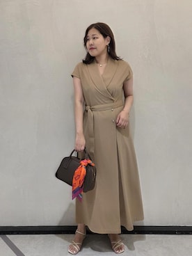 「ROPE'（ロペ）のアイテム」を使った、kayoさん（レディース・153cm）の夏コーディネート