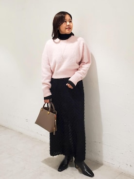 「アイテム（アクセサリー、その他）」を使った、kayoさん（レディース・153cm）の冬コーディネート